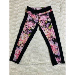 Cynthia Rowley Womens Black Pink Active Pants Sz S